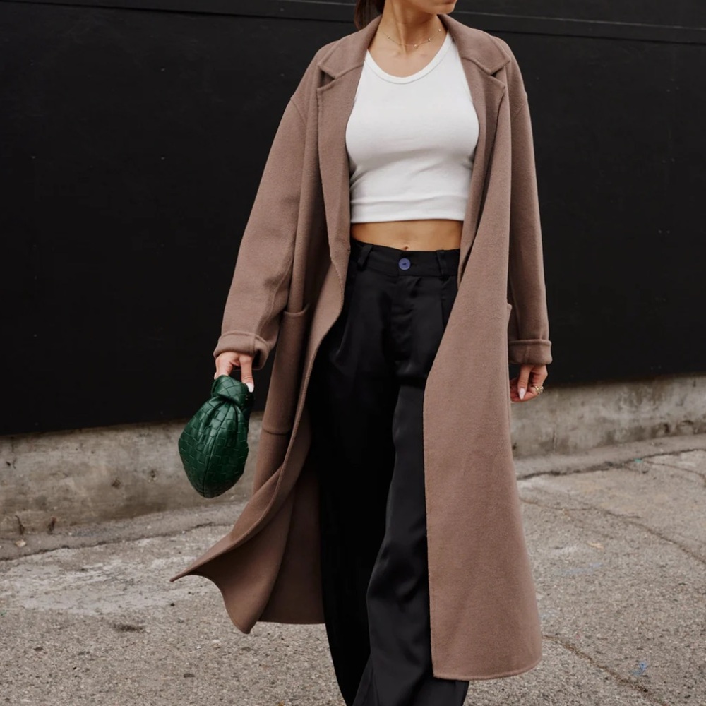 RESA coat in taupe